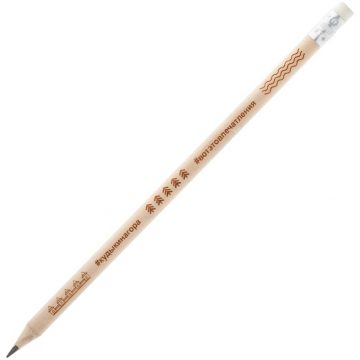 Деревянный карандаш с гравировкой