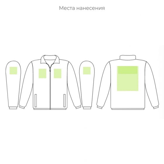 Нанесение логотипа на ветровку