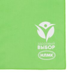 Логотип шелкографией на спортивном полотенце