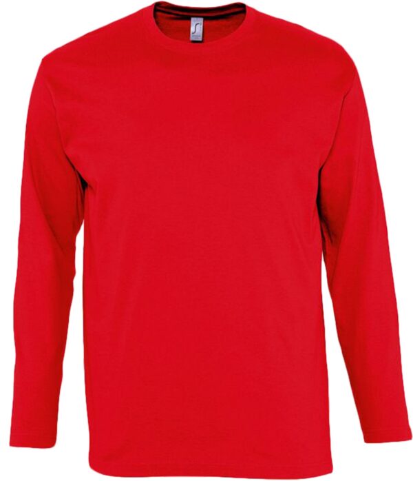 Фото красной футболки Monarch 150 с длинным рукавом