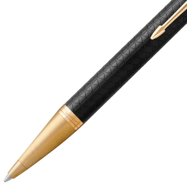 Роскошная ручка Parker IM Premium Black/Gold GT