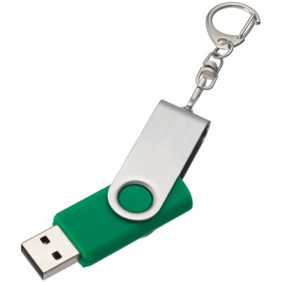 Зеленая USB флешка Twist 8 Гб