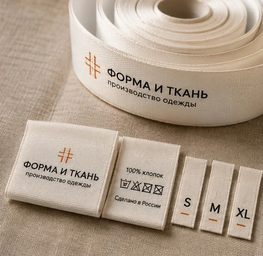 Бирки для швейного производства