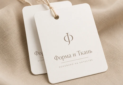Мелованный картон для печати бирок
