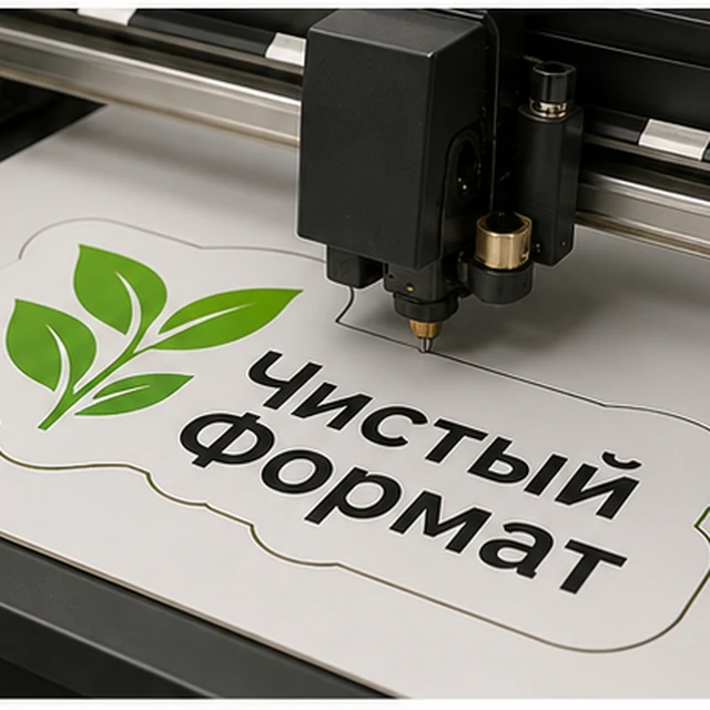 Контурная резка интерьерной печати на плоттере