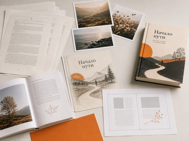 Текст и изображения для разработки макета книги