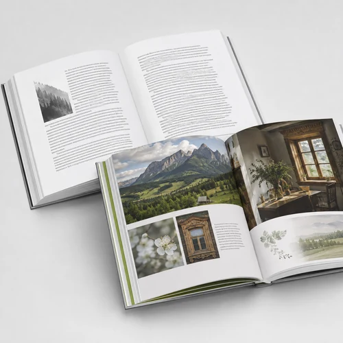 Цветные страницы, фотографии и иллюстрации в книге