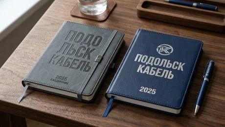 Ежедневники с логотипом: слепое блинтовое тиснение, фольга или УФ-печать