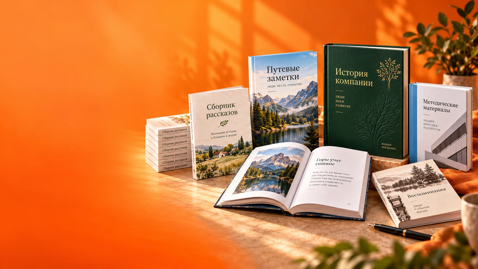 Печать книг малым тиражом в мягком и твердом переплете