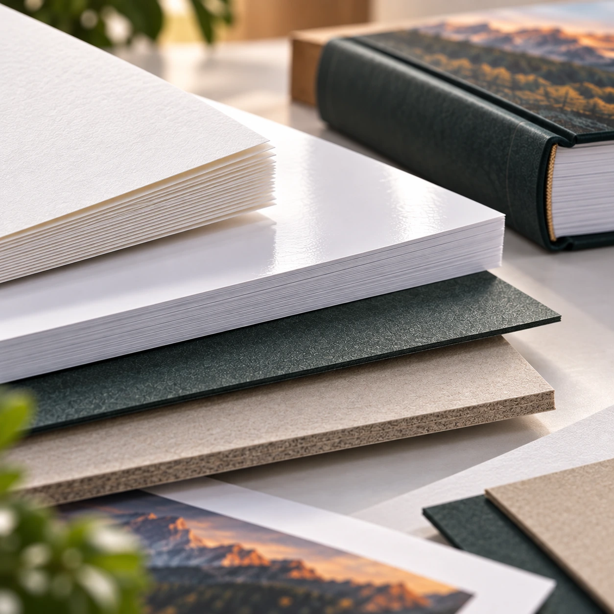 Выбор бумаги и картона для печати книг