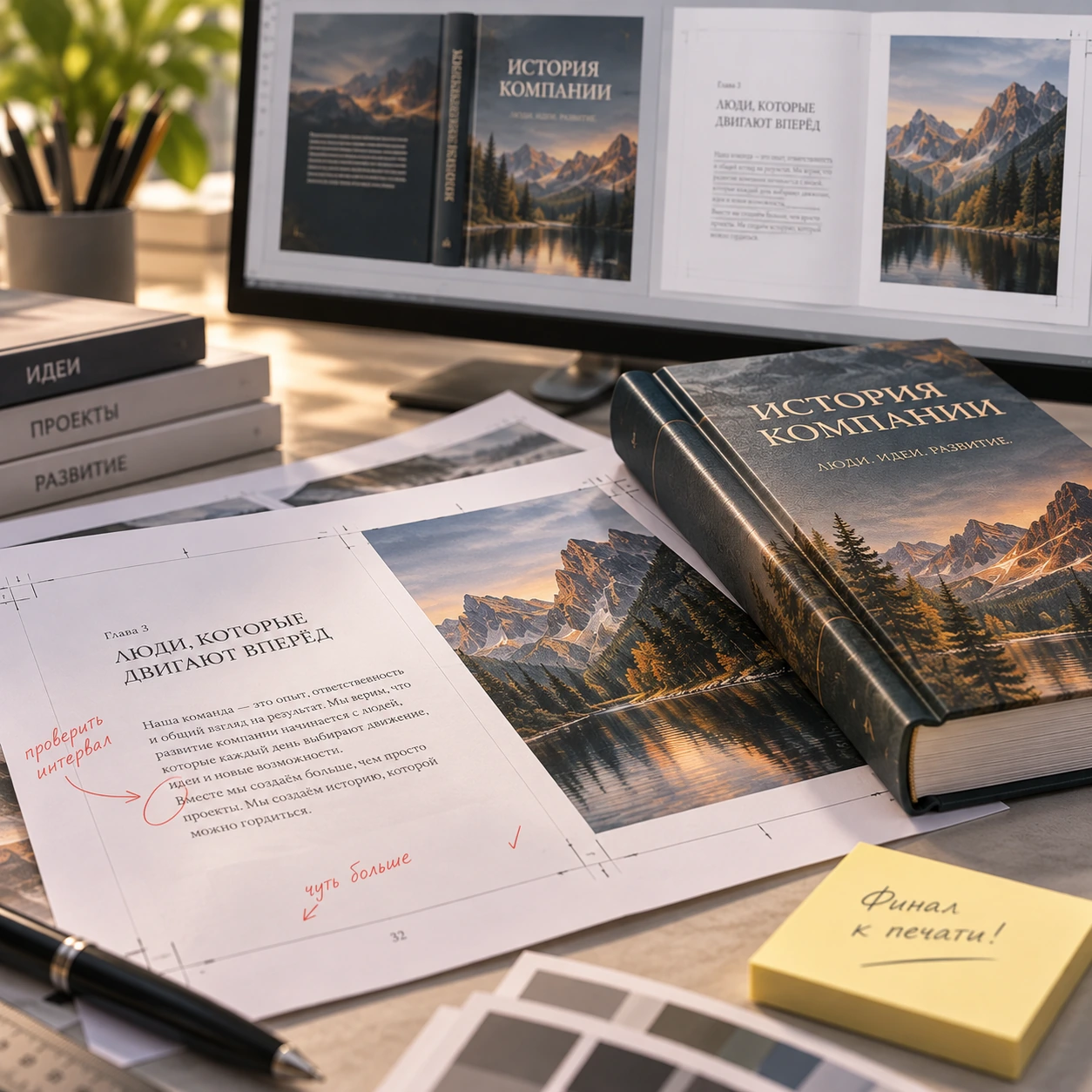 Подготовка файлов книги перед печатью