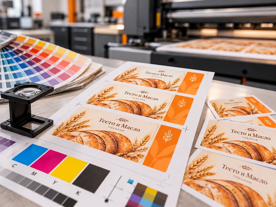 Цветопроба и подготовка печати наклеек в цветовой модели CMYK